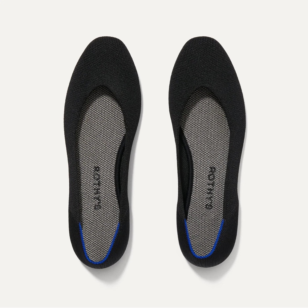 Rothy's Black and Blue Women's Flats